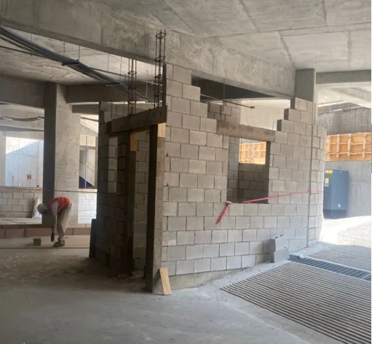 Trabajo de albañilería, proyecto 2